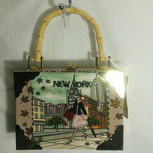 PREZZO cigar box handbag